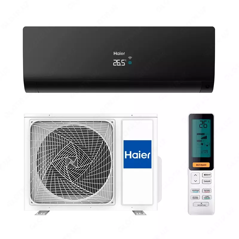 Konditsioner "HAIER Flexis Inverter AS35S2SF1FA-B3/1U35S2SM1FA" (To'q kulrang)