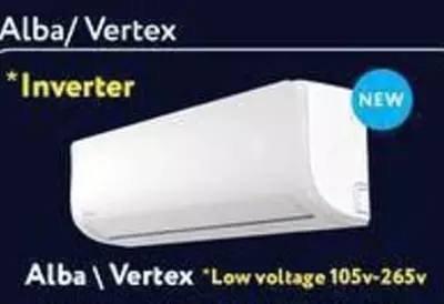 Konditsioner "Midea WELKIN Alba Vertex Past kuchlanishli invertor" (18) Oq