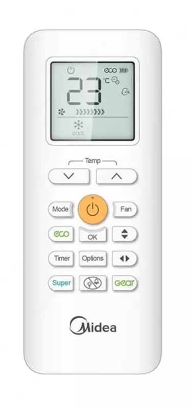 Внутренний настенный фен "Midea 09 BTU" (Белый) Только в розницу