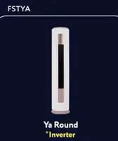 "Midea FSTYА Ya Round 24 000 BTU" ustunli konditsioner (Oq) - 13 673 000 so'm