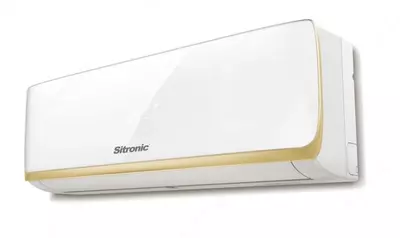 Кондиционер "SITRONIC Solar" Invertor, TEN+ (12 BTU) Белый/золотистый