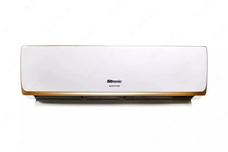 Кондиционер "SITRONIC Solar" Invertor, TEN+ (24 BTU) Белый/золотистый