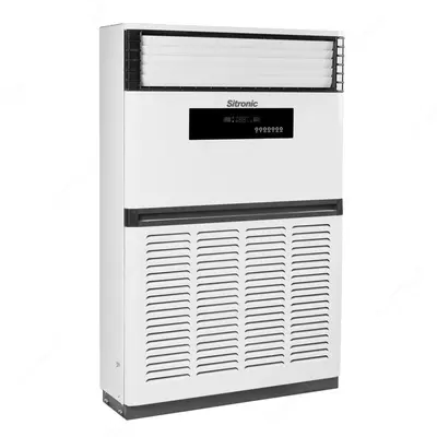 Колонный кондиционер "Sitronic" 100 BTU, TEN, 380 Вт (Белый)