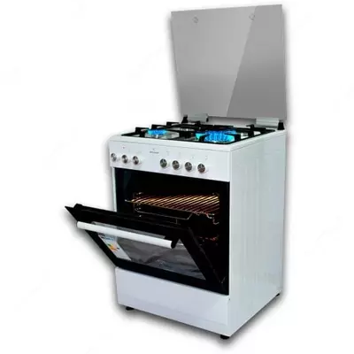 Газовая плита "BECKER 6060M3/W" (Белая)