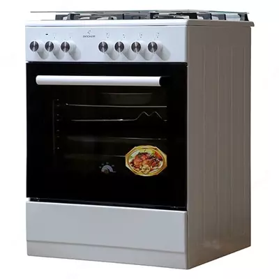 Gaz plitasi "BECKER 6060M3/W" (Oq)