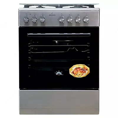 Газовая плита "BECKER 6060M3/HI" (Стальная)