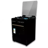 Газовая плита "BECKER 6060M4/B" (Черная)