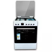 Газовая плита "BECKER 6060M5/W" (Белая)