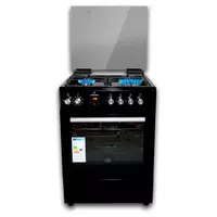 Газовая плита "BECKER 6060M5/В" (Черная)