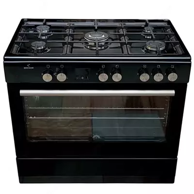 Газовая плита "BECKER 6090M7/В" (Черная)