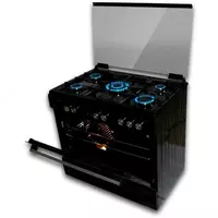 Газовая плита "BECKER 6090M7/В" (Черная) Только в розницу