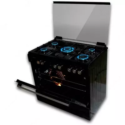Газовая плита "BECKER 6090M7/В" (Черная)