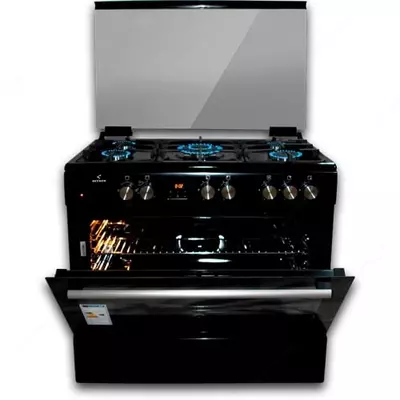 Газовая плита "BECKER 6090M7/В" (Черная)