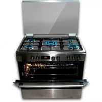 Газовая плита "BECKER 6090M8/HI" (Стальная) Только в розницу