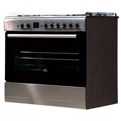 Комбинированная Газовая плита "BECKER 6090M9/HI" (Стальная)