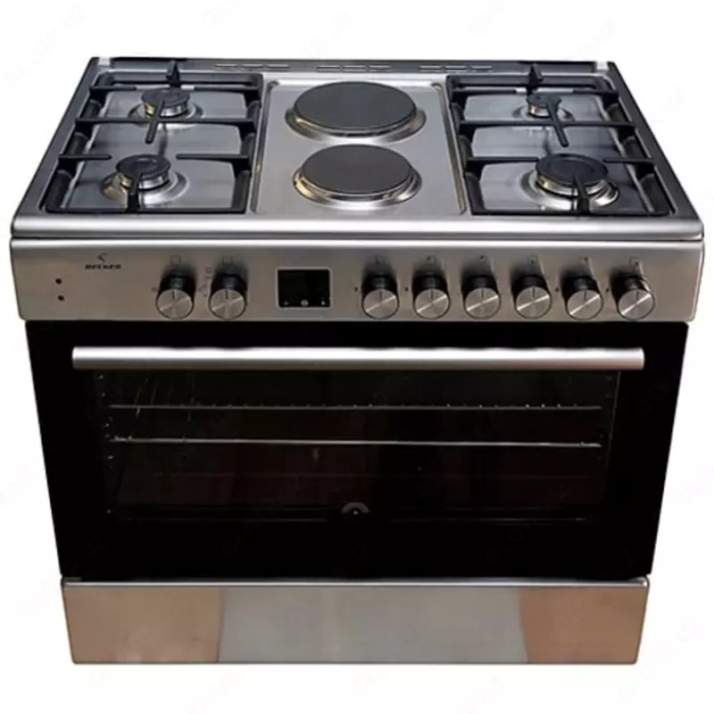 Комбинированная Газовая плита "BECKER 6090M9/HI" (Стальная)