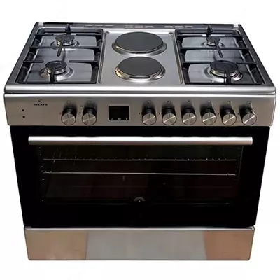 Комбинированная Газовая плита "BECKER 6090M9/HI" (Стальная)
