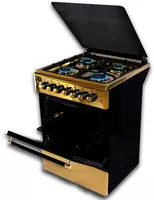 Газовая плита "DELUSSO OGE-6040 GOLD" (Золотистая) - 4 477 000 сум