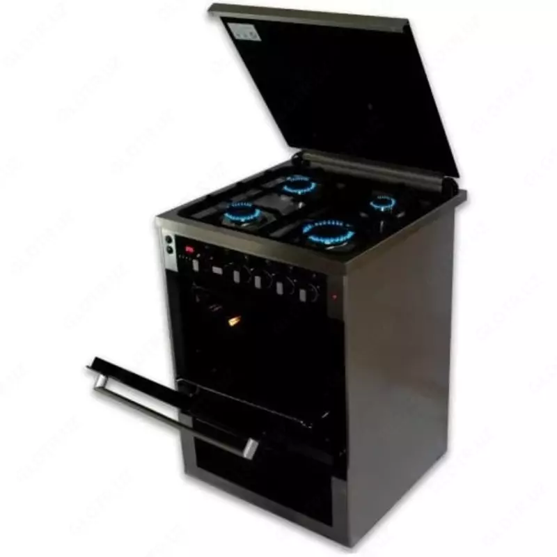 4 900 500 сум Газовая плита "DELUSSO OGE6040DT" (Черная/стальная)