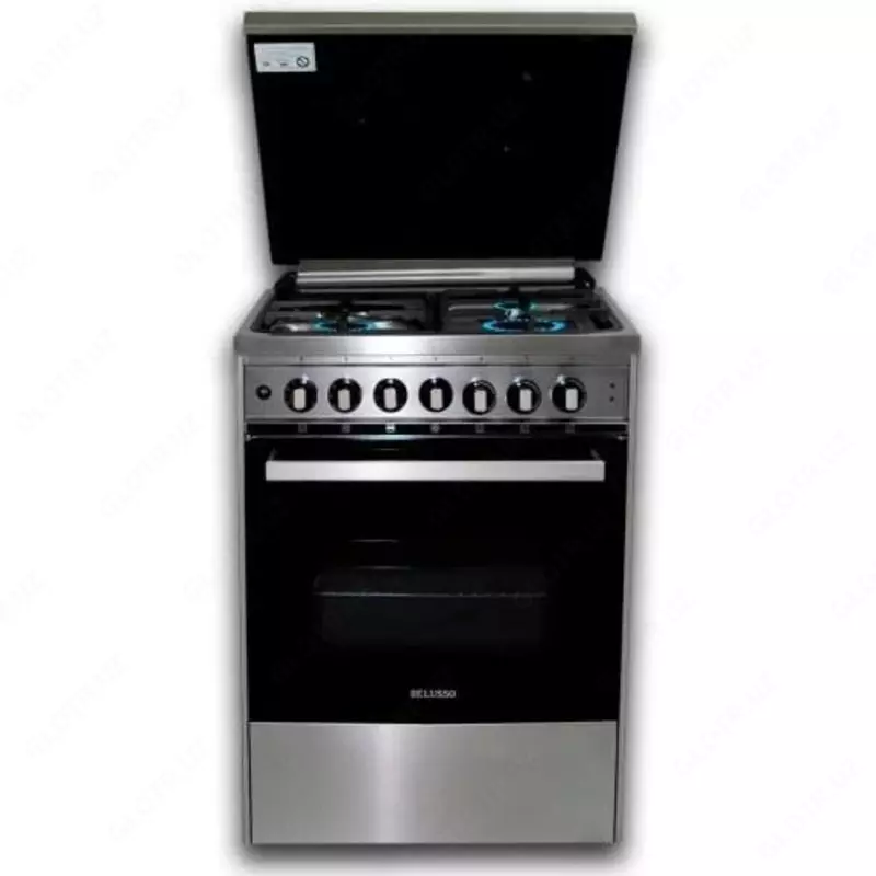 Газовая плита "DELUSSO OGE6031SMP" (Стальная)