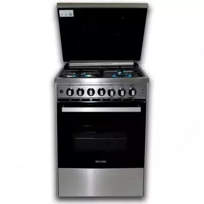 Газовая плита "DELUSSO OGE6031SMP" (Стальная)