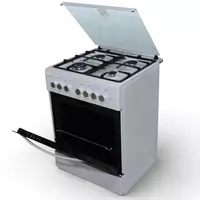 Газовая плита "DELUSSO T6411" (Белая) - 4 235 000 сум