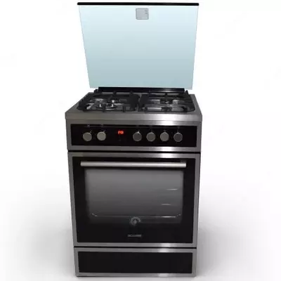 Газовая плита "DELUSSO T6411T6" (Черная)