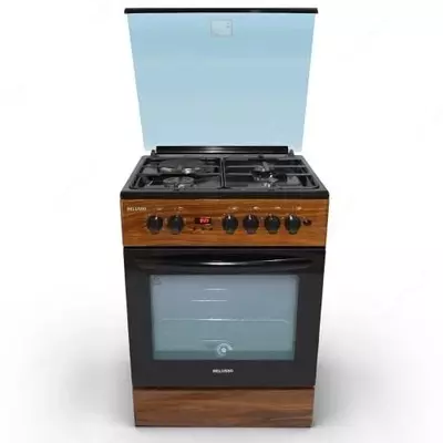 Газовая плита "DELUSSO T6311T6" (Под дерево)