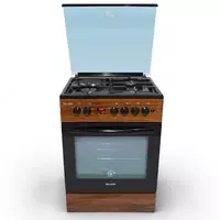 Газовая плита "DELUSSO T6311T6" (Под дерево)