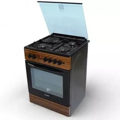 Газовая плита "DELUSSO T6311T6" (Под дерево)