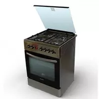 Газовая плита "DELUSSO T6311T6" (Черная/стальная) - 3 630 000 сум