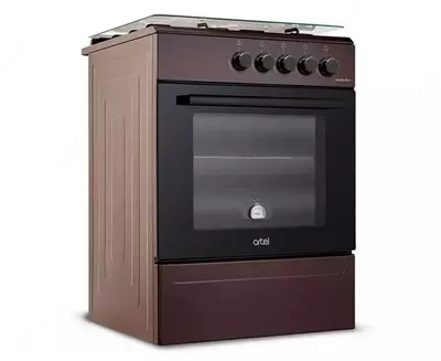 Газовая плита "ARTEL Apetito 00-G ГП" (Коричневая)