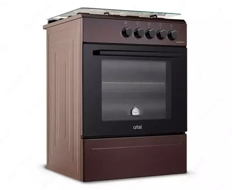 Газовая плита "ARTEL Apetito 00-G ГП" (Коричневая)