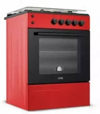 Газовая плита "ARTEL Apetito 01-G ГП" (Красная)