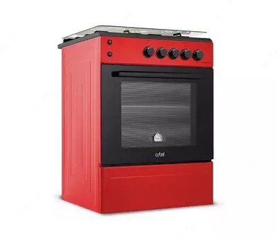 Газовая плита "ARTEL Apetito 01-G ГП" (Красная)