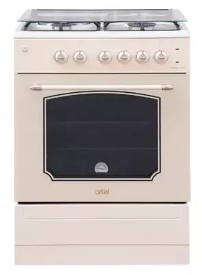 Газовая плита "ARTEL Milagro 01-К КП" (Бежевая/ретро)