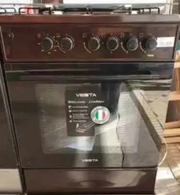 Газовая плита "VESTA AG-00 ГП С ГК дух." (Коричневая)