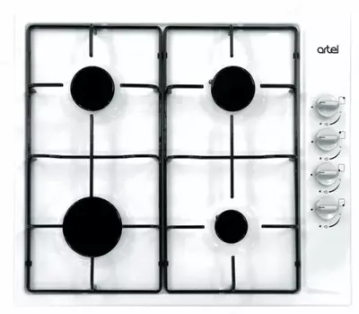 Газовая варочная панель "АRТЕL Classico I64-0161" (Белая)