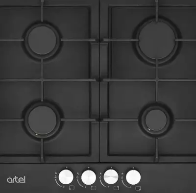 "ARTEL Classico I64-0421" gaz plitasi (Qora)
