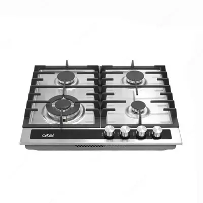 "ARTEL Premio I64-1030" gaz plitasi (INOX/qora)