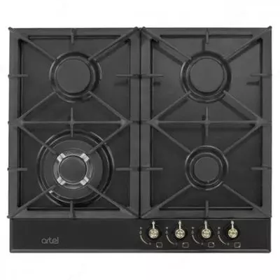 Газовая варочная панель "АRТЕL Retro I64-1430" (Матово/Черная)