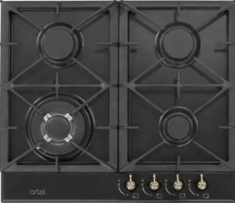 Газовая варочная панель "АRТЕL Retro I64-1430" (Матово/Черная) - 1 863 400 сум
