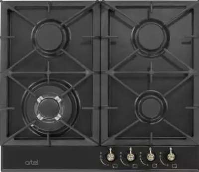 Газовая варочная панель "АRТЕL Retro I64-1430" (Матово/Черная)