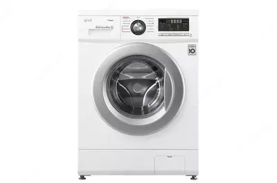 Стиральная машина "LG F1296NDS1" (Белая/серебристая) 6 кг