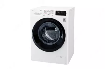 Стиральная машина "LG F2J5NS6W" (Белая/черная) 6 кг