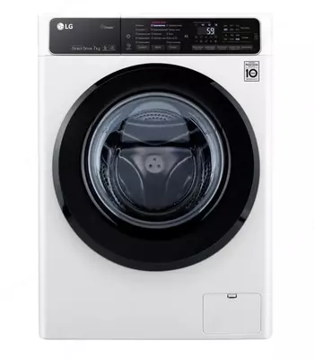 Стиральная машина "LG F2H5HS6W" (Белая/черная) 7 кг