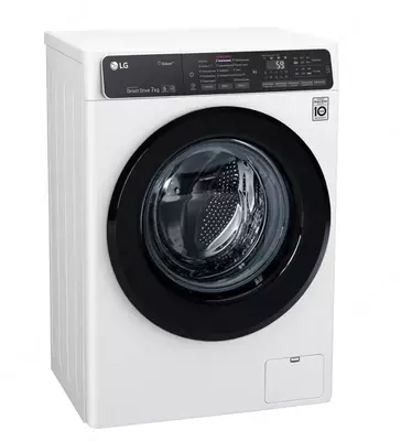 Стиральная машина "LG F2H5HS6W" (Белая/черная) 7 кг