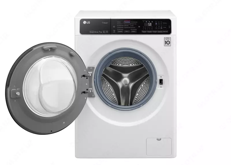 Стиральная машина "LG F2H5HS6W" (Белая/черная) 7 кг
