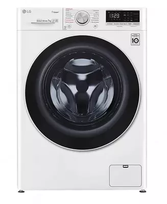 Стиральная машина "LG F2V5HSOWR" (Белая/черная) 7 кг