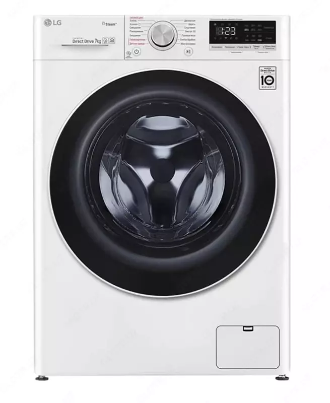 Стиральная машина "LG F2V5HSOWR" (Белая/черная) 7 кг